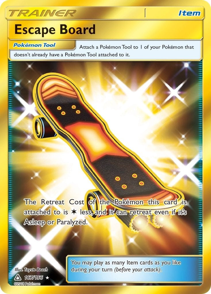 Image for Escape Board (Secret Rare) (167/156) (SM - Ultra Prism) (SM05) - Pokemon