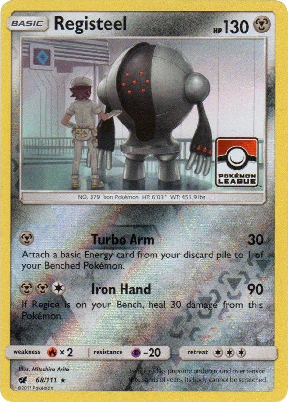 Image for Registeel - 68/111 (Pokemon League) (068/111) (League & Championship Cards) (PR) - Pokemon