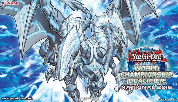 Image for Yu-Gi-Oh! National Championship Playmat: Blue-Eyes Twin Burst Dragon - Playmats