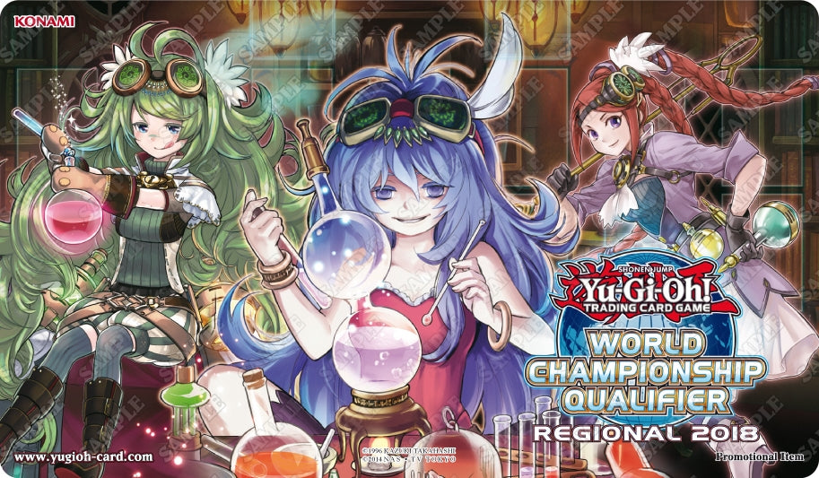 Image for Yu-Gi-Oh! World Championship Qualifier Playmat: Alchemic Magician, Downerd Magician, & Akashic Magician - Playmats