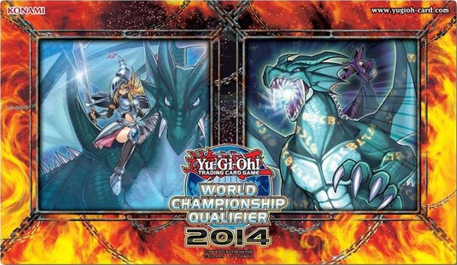 Image for Yu-Gi-Oh! World Championship Qualifier Playmat: Dark Magician Girl the Dragon Knight & Amulet Dragon - Playmats