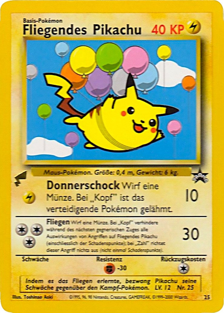 Image for Pikachu (Flying) (25) (Pikachu World Collection Promos) (PWCP) - Pokemon