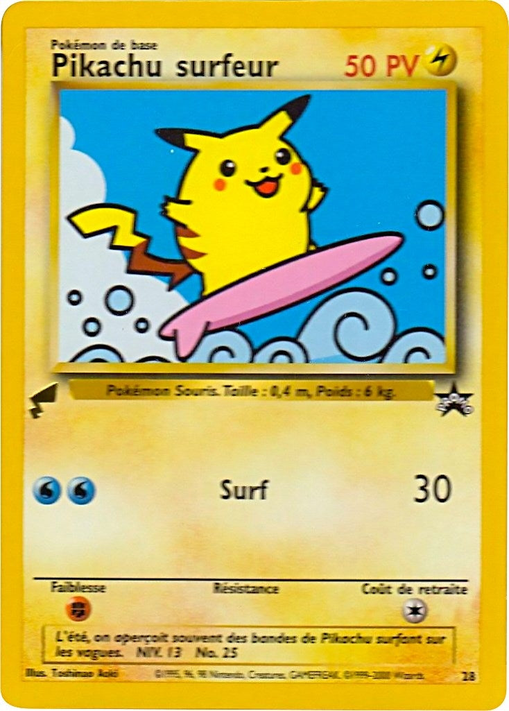 Image for Pikachu (Surfing) (28) (Pikachu World Collection Promos) (PWCP) - Pokemon