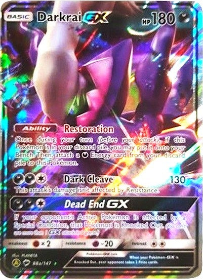 Image for Darkrai GX - 88a/147 (088a/147) (Alternate Art Promos) - Pokemon