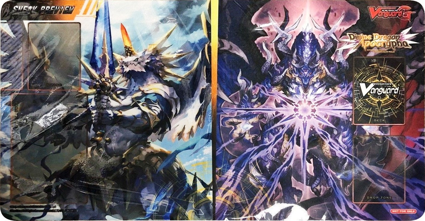 Image for Cardfight!! Vanguard Sneak Preview Playmat - Zeroth Dragon Ultima and Dust - Playmats