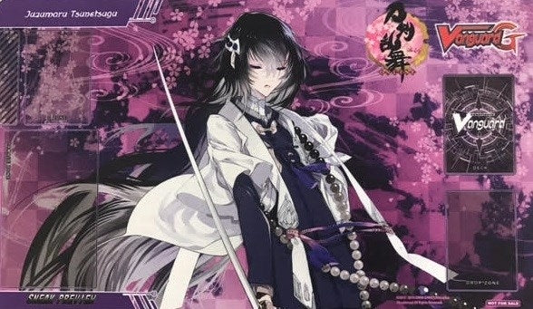 Image for Cardfight!! Vanguard Sneak Preview Playmat - Touken Ranbu: Juzumaru Tsunetsugu - Playmats