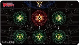 Image for Base Red on Black Playmat for Cardfight!! Vanguard - Playmats