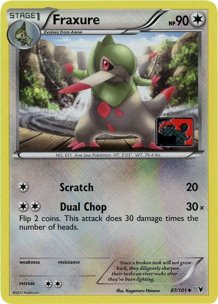 Image for Fraxure - 87/101 (League Promo) (087/101) (League & Championship Cards) (PR) - Pokemon