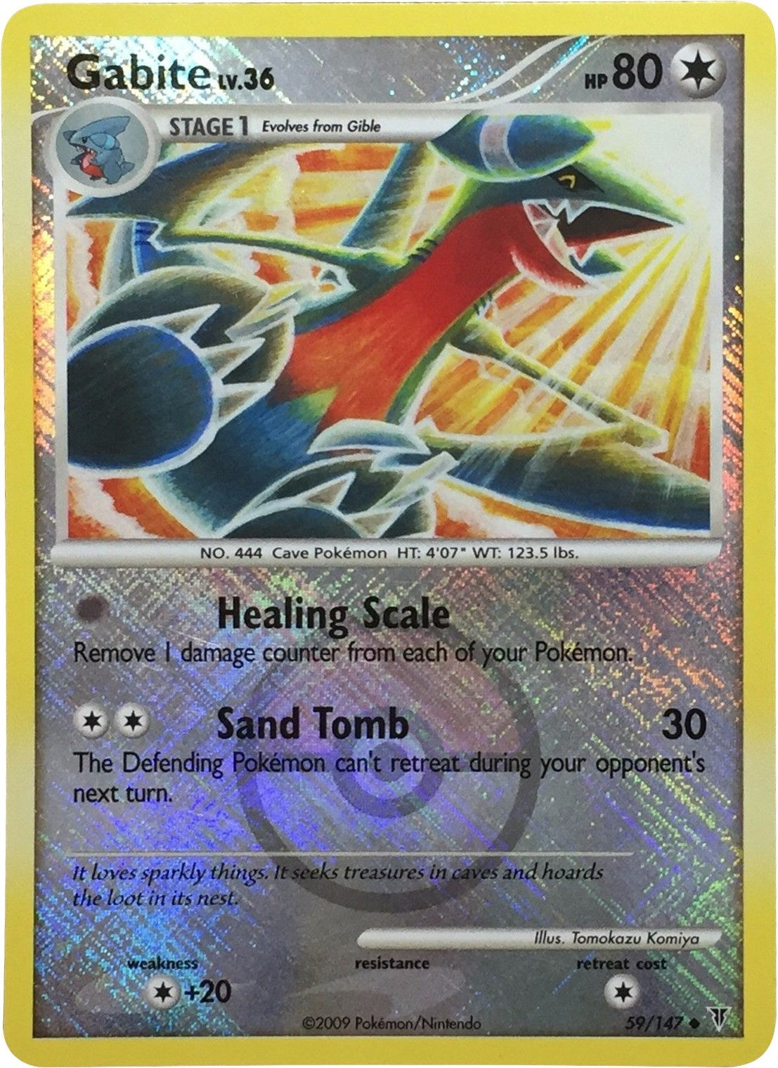 Image for Gabite - 59/147 (Championship Promo) (059/147) (League & Championship Cards) (PR) - Pokemon