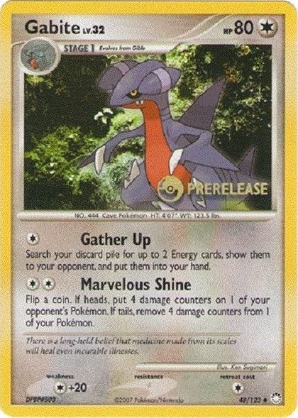 Image for Gabite - 48/124 (Prerelease) (48/124) (Diamond and Pearl Promos) (PR) - Pokemon