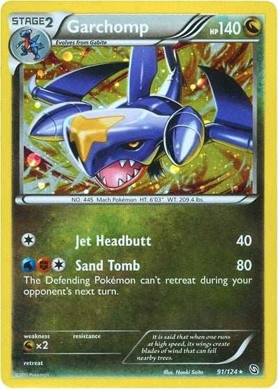 Image for Garchomp - 91/124 (Cosmos Holo) (091/124) (Blister Exclusives) - Pokemon