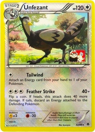 Image for Unfezant - 82/98 (League Promo) (082/098) (League & Championship Cards) (PR) - Pokemon