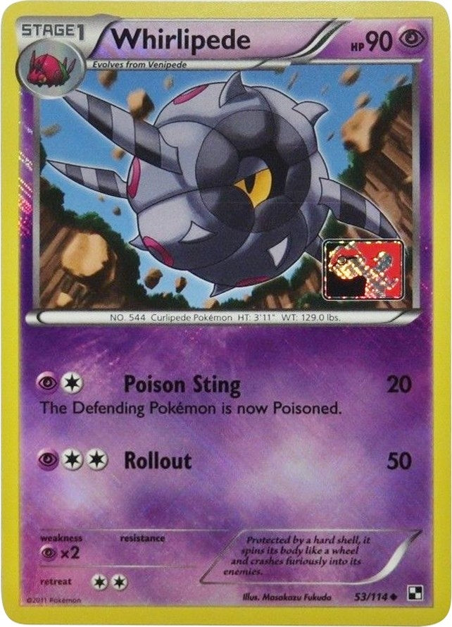 Image for Whirlipede - 53/114 (League Promo) (053/114) (League & Championship Cards) (PR) - Pokemon