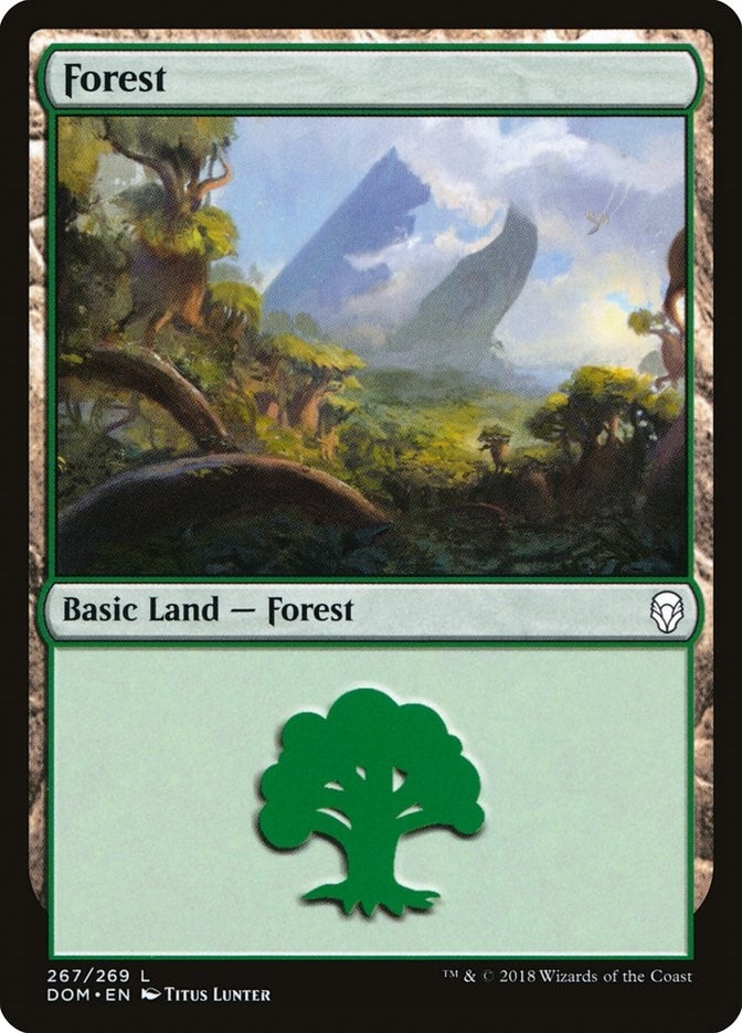 Forest (267) (267) (Dominaria)