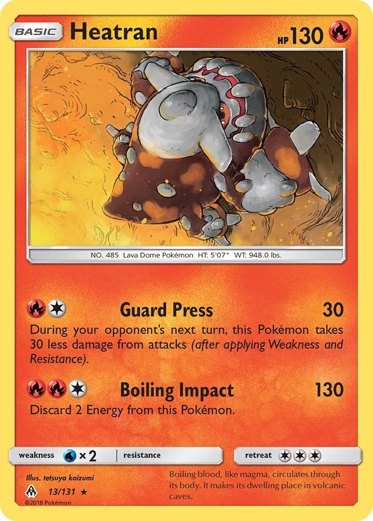 Image for Heatran (13/131) (SM - Forbidden Light) (SM06) - Pokemon