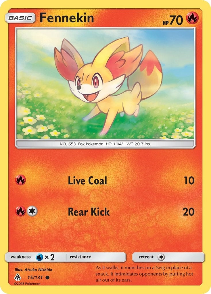 Image for Fennekin (15) (15/131) (SM - Forbidden Light) (SM06) - Pokemon