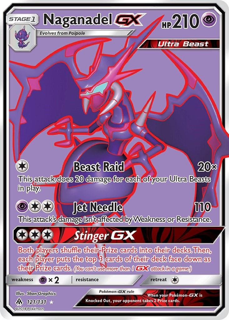 Image for Naganadel GX (Full Art) (121/131) (SM - Forbidden Light) (SM06) - Pokemon