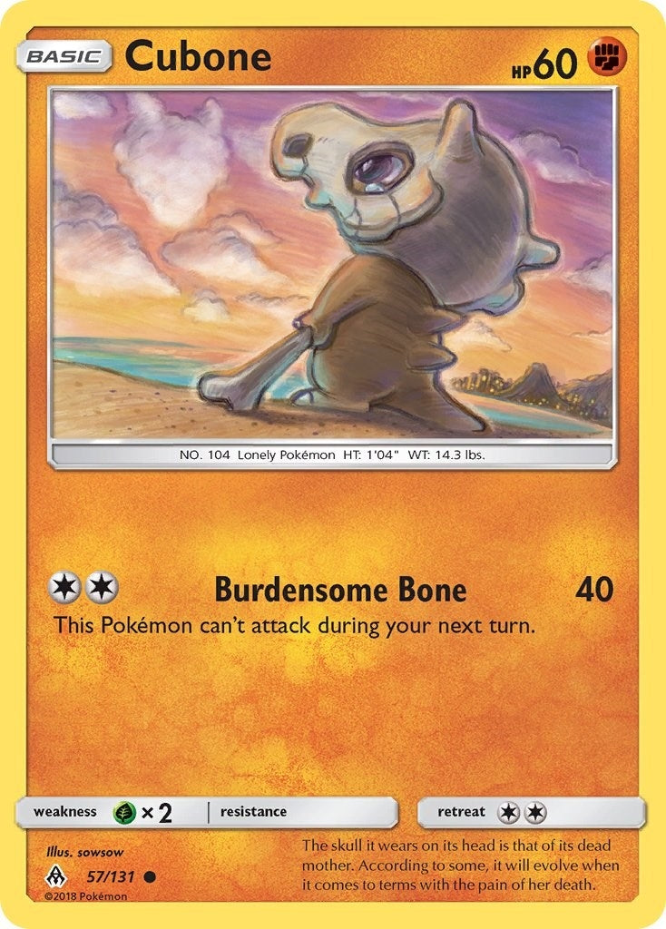 Image for Cubone (57/131) (SM - Forbidden Light) (SM06) - Pokemon