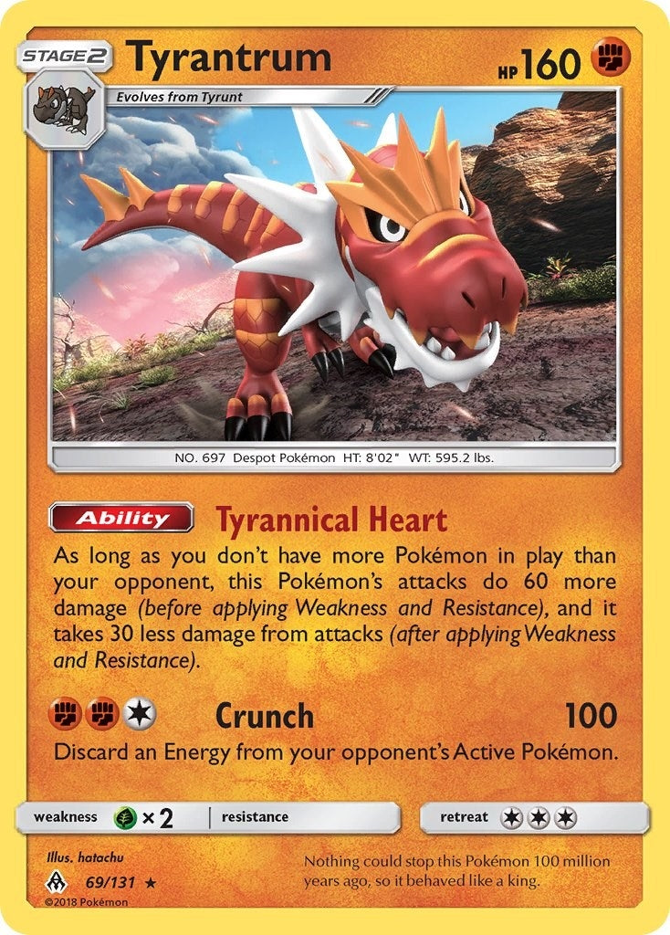 Image for Tyrantrum (69/131) (SM - Forbidden Light) (SM06) - Pokemon
