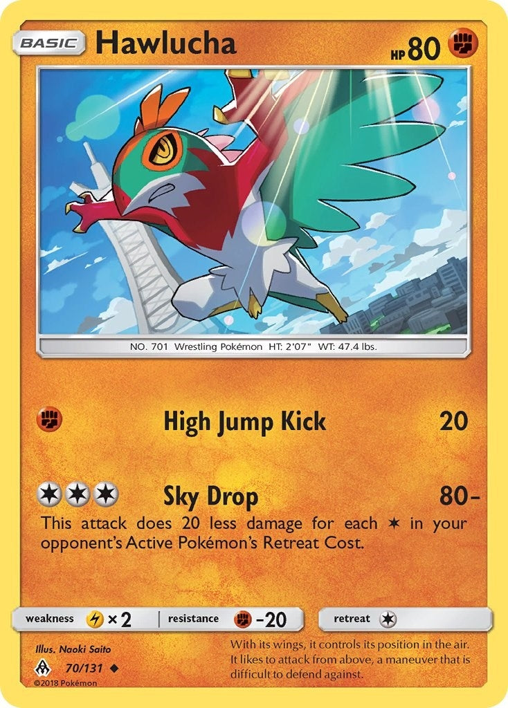 Image for Hawlucha (70/131) (SM - Forbidden Light) (SM06) - Pokemon