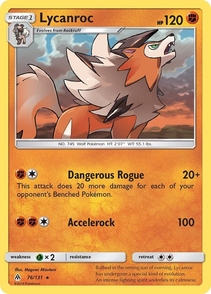 Image for Lycanroc (76/131) (SM - Forbidden Light) (SM06) - Pokemon