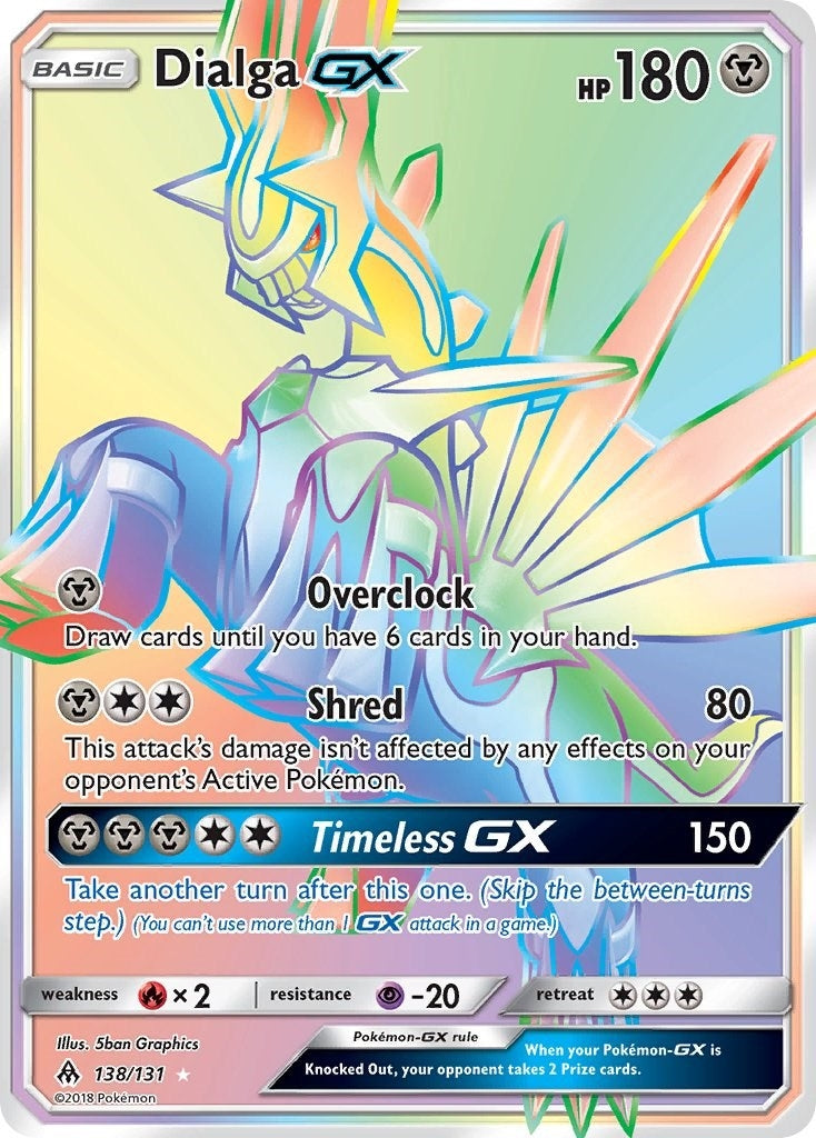 Image for Dialga GX (Secret) (138/131) (SM - Forbidden Light) (SM06) - Pokemon