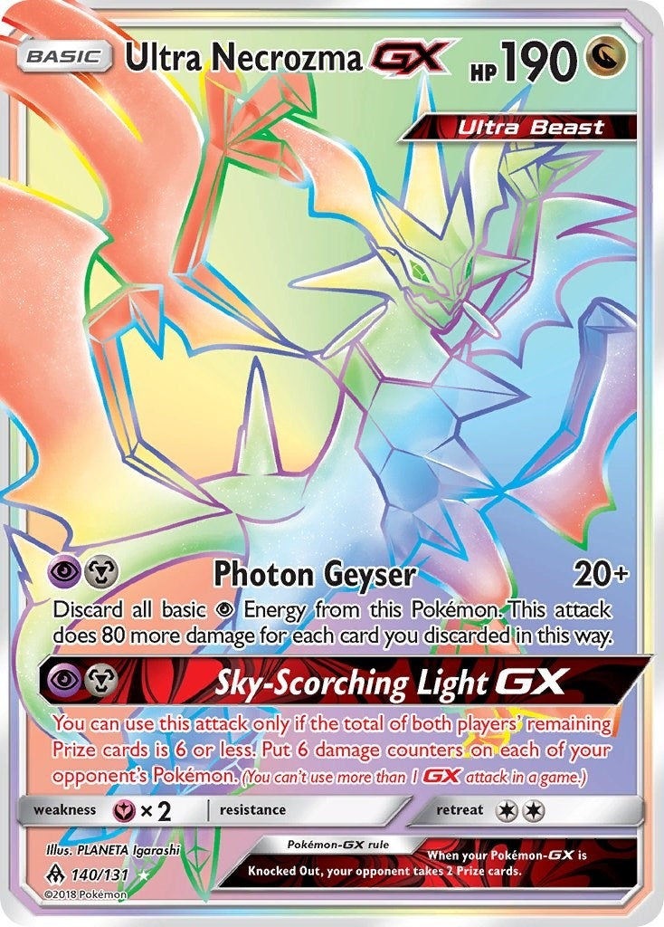 Image for Ultra Necrozma GX (Secret) (140/131) (SM - Forbidden Light) (SM06) - Pokemon