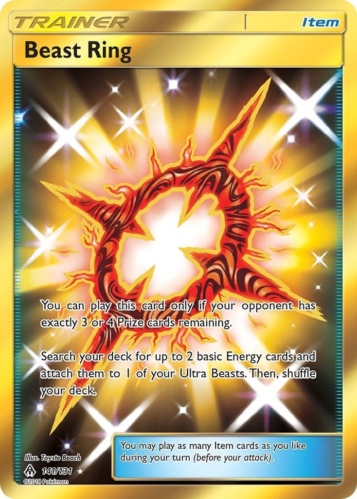 Image for Beast Ring (Secret) (141/131) (SM - Forbidden Light) (SM06) - Pokemon