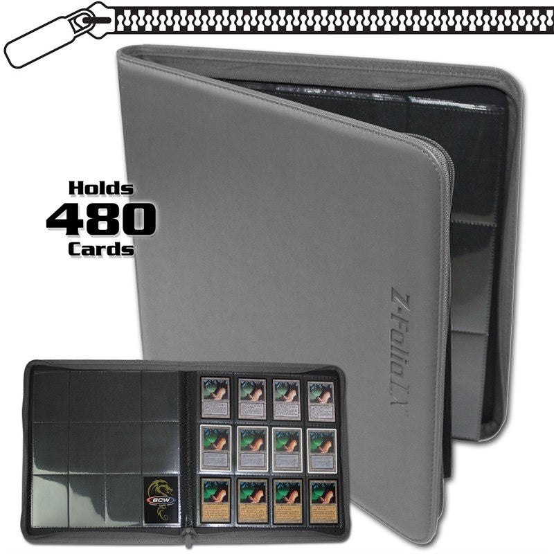 Image for Z-Folio 12-Pocket LX Album - Gray - Storage Albums