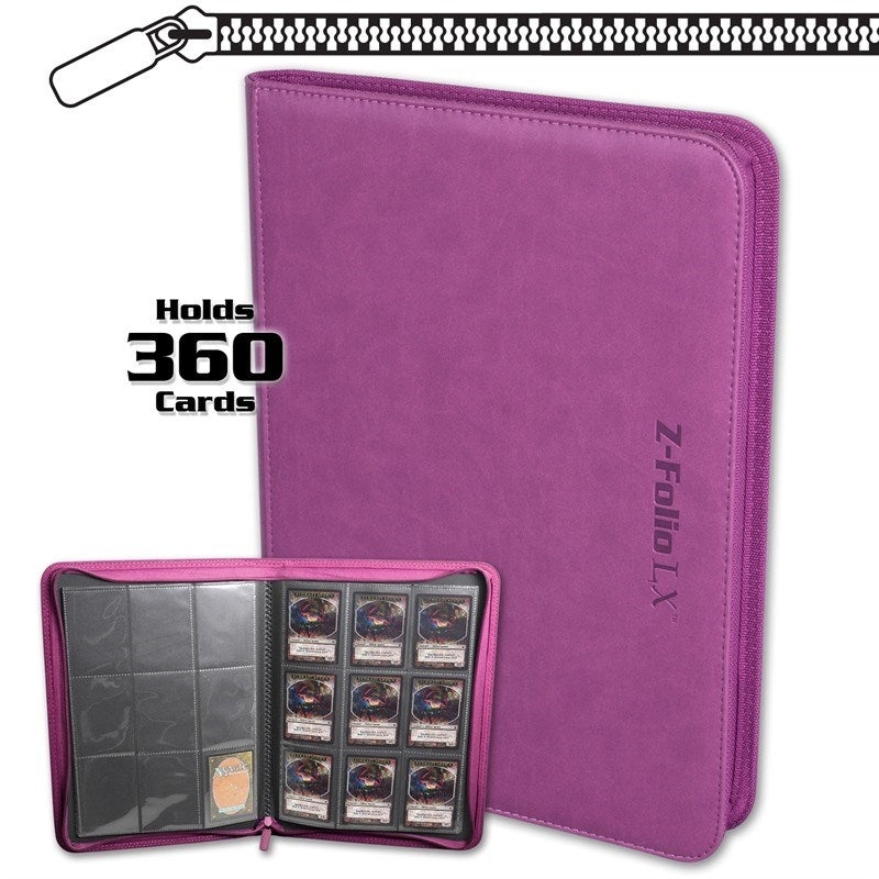 Image for Z-Folio 9-Pocket LX Album - Pink - Storage Albums