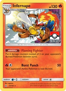 Image for Infernape - 23/156 (Pokemon League) (023/156) (League & Championship Cards) (PR) - Pokemon