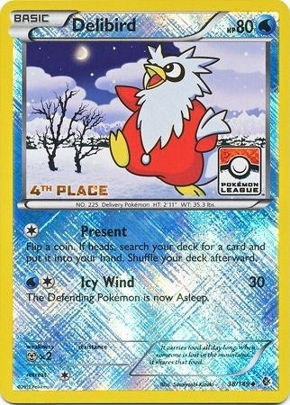 Image for Delibird - 38/149 (Pokemon League) [4th Place] (038/149) (League & Championship Cards) (PR) - Pokemon