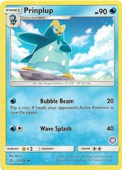 Image for Prinplup (13) (33/156) (SM Trainer Kit: Alolan Sandslash & Alolan Ninetales) (SMK2) - Pokemon