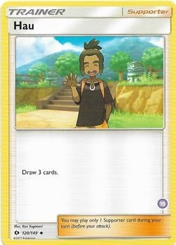 Image for Hau (19) (Alolan Sandslash Half-Deck) (120/149) (SM Trainer Kit: Alolan Sandslash & Alolan Ninetales) (SMK2) - Pokemon
