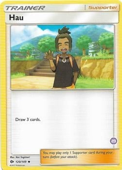Image for Hau (23) (Alolan Sandslash Half-Deck) (120/149) (SM Trainer Kit: Alolan Sandslash & Alolan Ninetales) (SMK2) - Pokemon