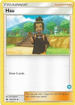 Image for Hau (19) (Alolan Ninetales Half-Deck) (120/149) (SM Trainer Kit: Alolan Sandslash & Alolan Ninetales) (SMK2) - Pokemon