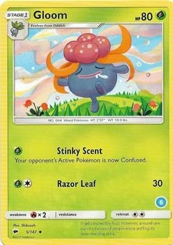 Image for Gloom (6) (5/147) (SM Trainer Kit: Alolan Sandslash & Alolan Ninetales) (SMK2) - Pokemon