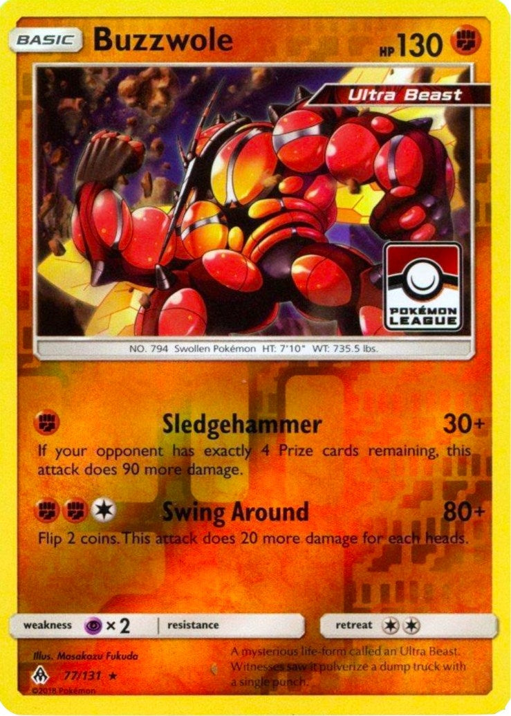 Image for Buzzwole - 77/131 (Pokemon League) (077/131) (League & Championship Cards) (PR) - Pokemon