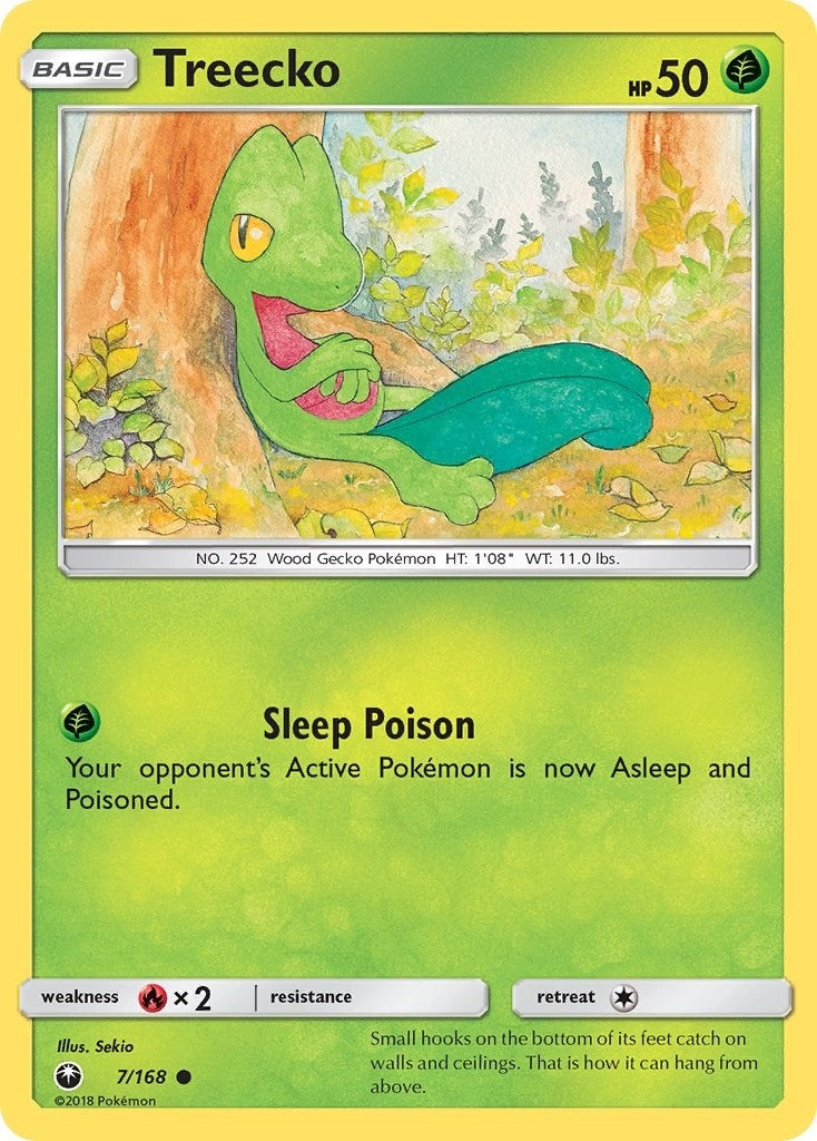 Image for Treecko (7) (7/168) (SM - Celestial Storm) (CES) - Pokemon