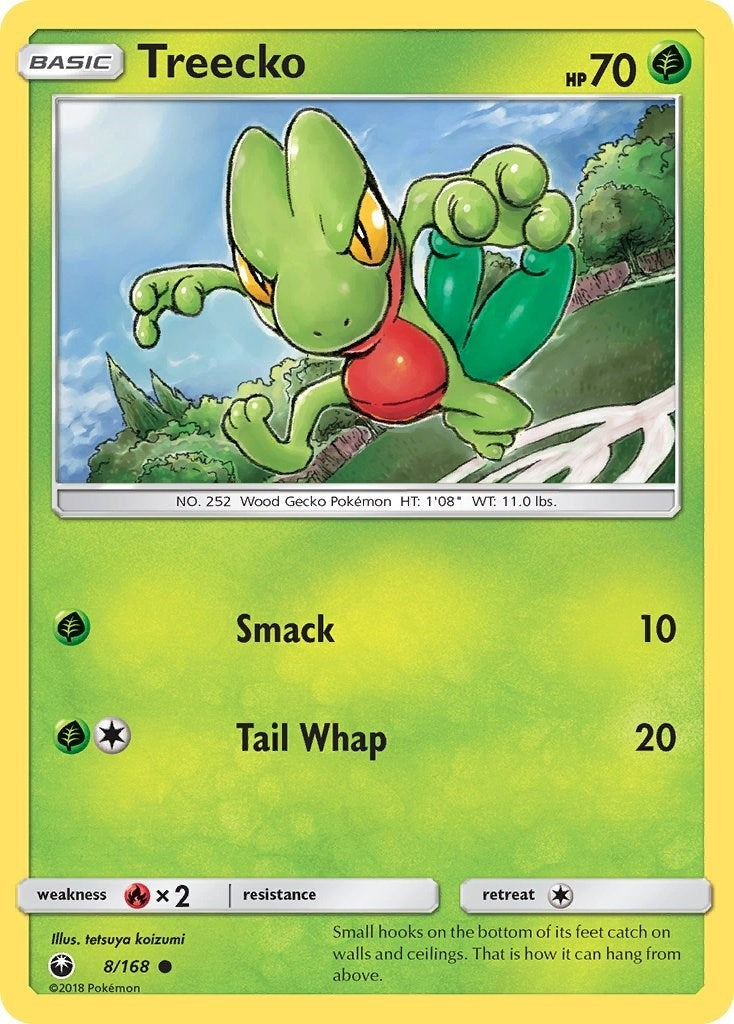 Image for Treecko (8) (8/168) (SM - Celestial Storm) (CES) - Pokemon