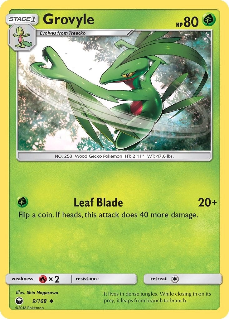 Image for Grovyle (9/168) (SM - Celestial Storm) (CES) - Pokemon