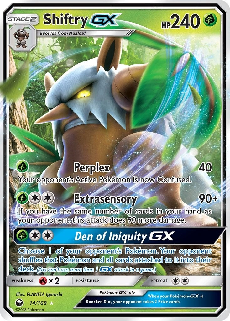 Image for Shiftry GX (14/168) (SM - Celestial Storm) (CES) - Pokemon