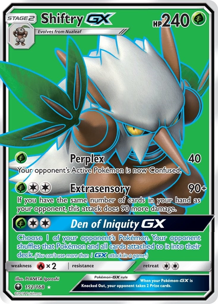 Image for Shiftry GX (Full Art) (152/168) (SM - Celestial Storm) (CES) - Pokemon
