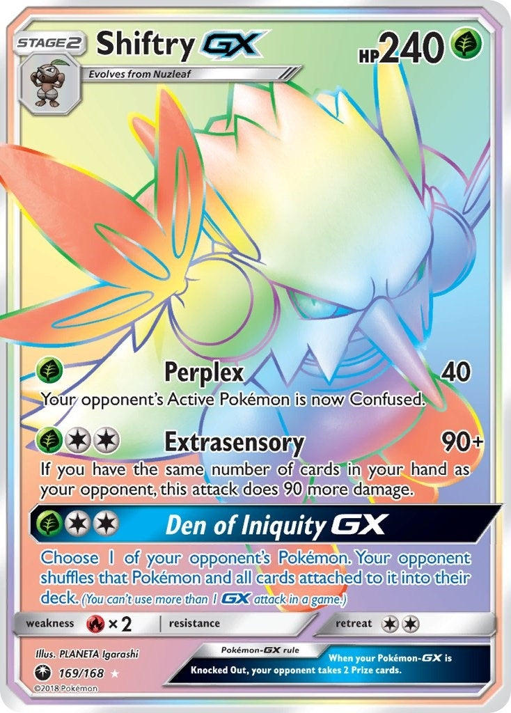 Image for Shiftry GX (Secret) (169/168) (SM - Celestial Storm) (CES) - Pokemon