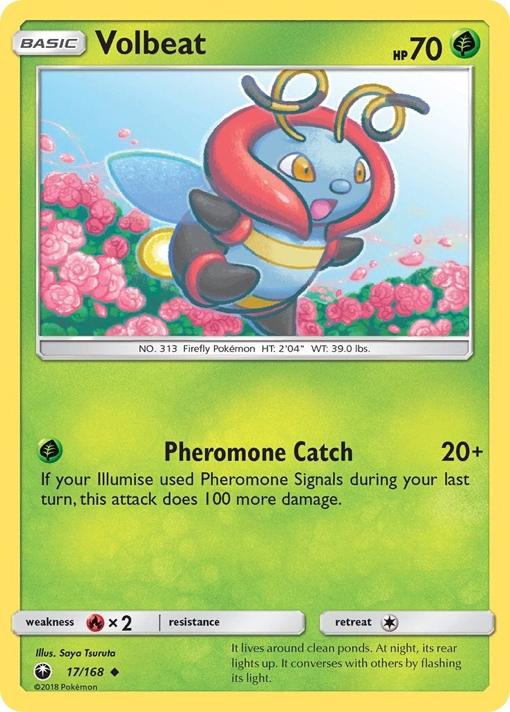 Image for Volbeat (17/168) (SM - Celestial Storm) (CES) - Pokemon