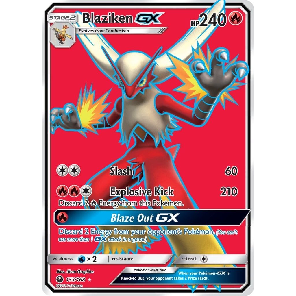Image for Blaziken GX (Full Art) (153/168) (SM - Celestial Storm) - Pokemon
