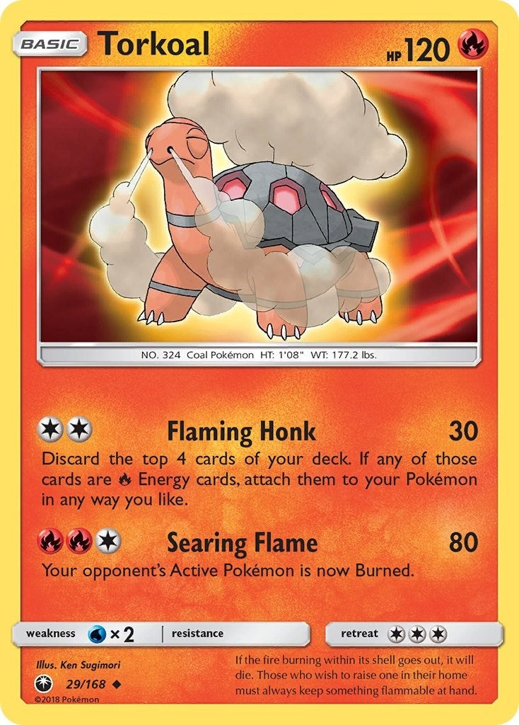 Image for Torkoal (29/168) (SM - Celestial Storm) (CES) - Pokemon