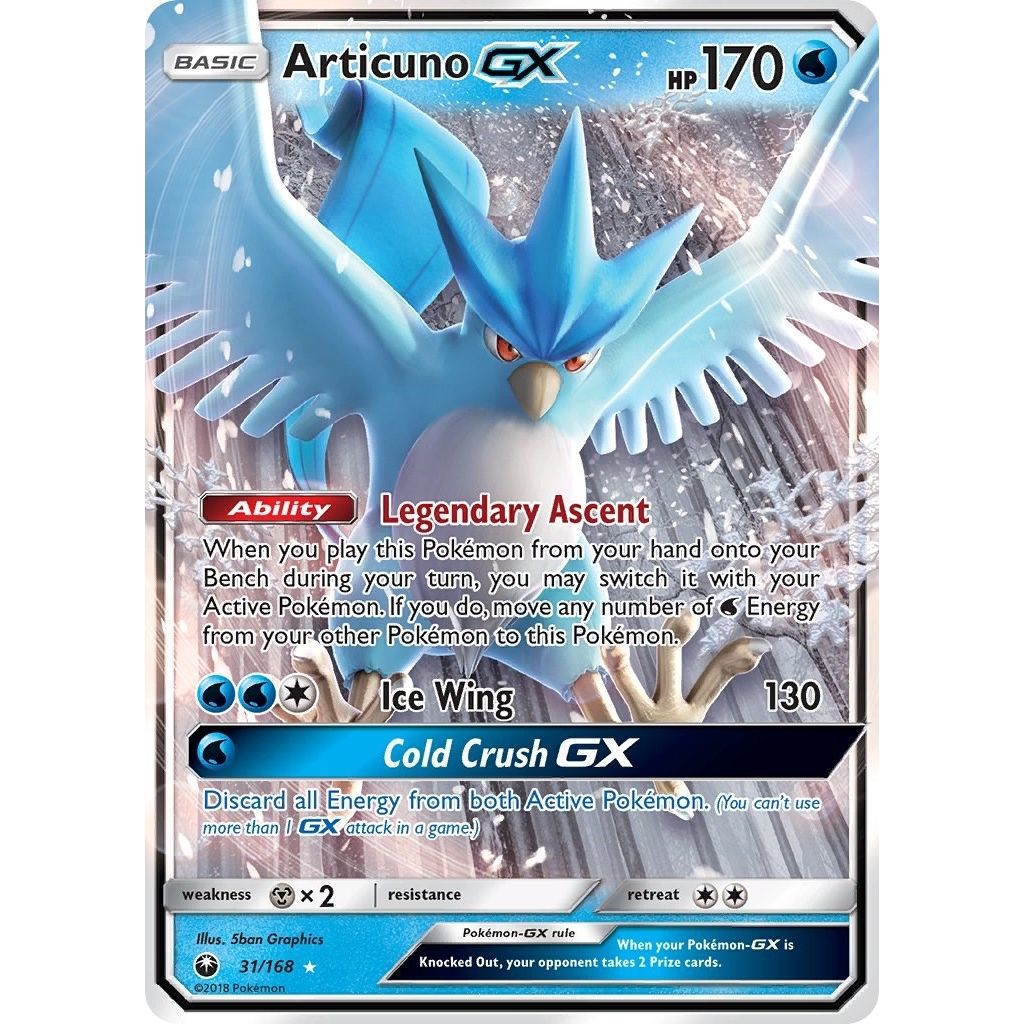 Image for Articuno GX (31/168) (SM - Celestial Storm) - Pokemon