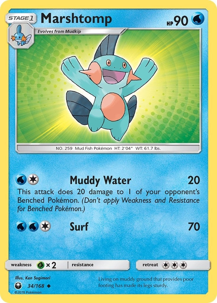 Image for Marshtomp (34/168) (SM - Celestial Storm) (CES) - Pokemon