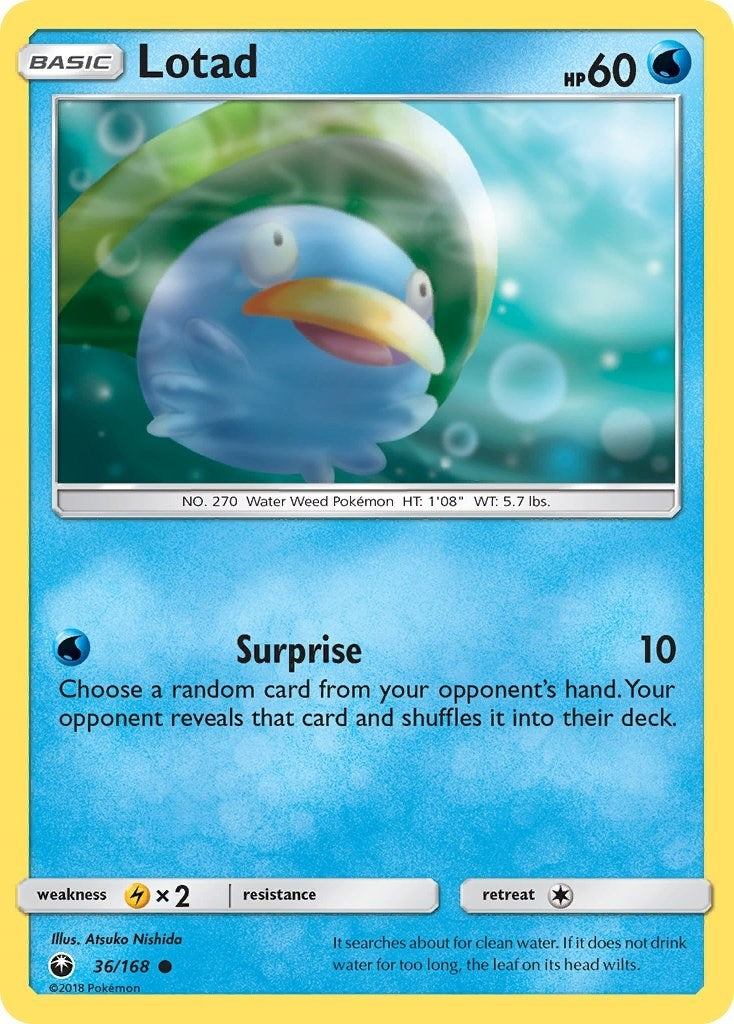 Image for Lotad (36/168) (SM - Celestial Storm) (CES) - Pokemon